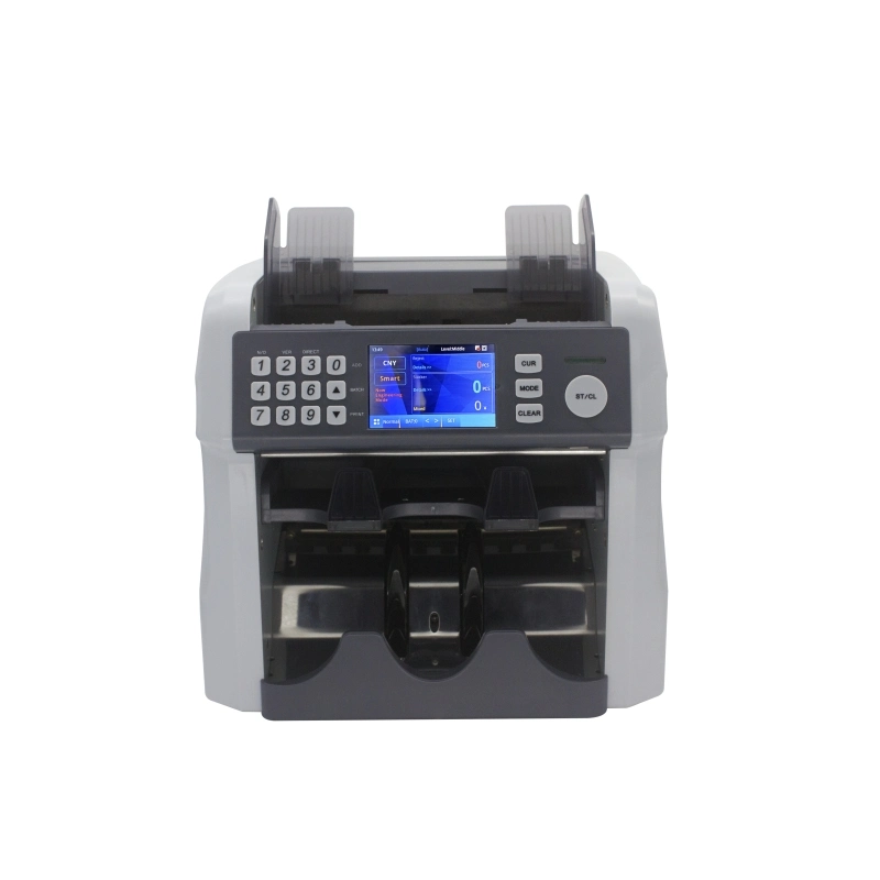 Union Qf21 Money Banknote 2 Cis 2 Pocket Currency Discriminator Counter Banknote Sorter Money Value Counter
